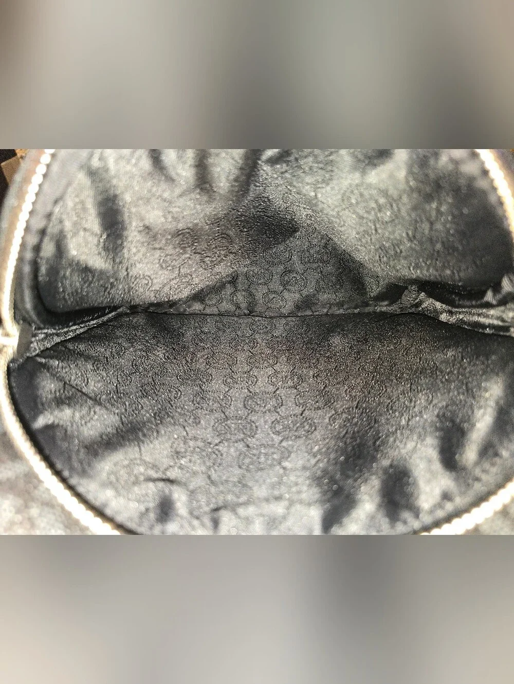 Michael Kors Signature Monogram Backpack with Dust Bag and tags black purse bag